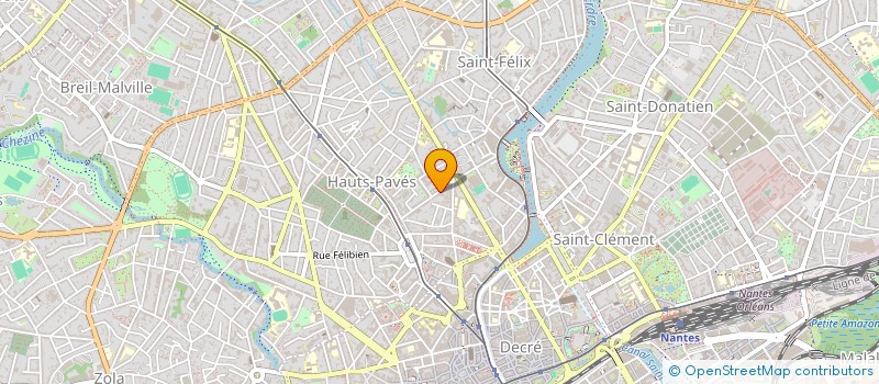 localisation de l'entreprise MADAME CHRISTINE MIRAIL  NANTES