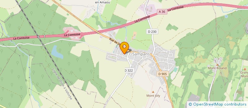 localisation de l'entreprise MADAME CHRISTINE MISIR  SAMPANS