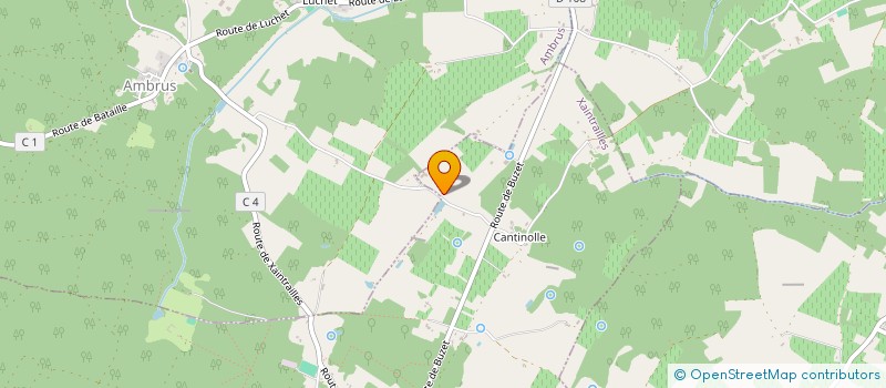 localisation de l'entreprise MADAME CHRISTINE MIZERSKI  XAINTRAILLES