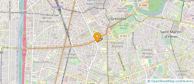 localisation de l'entreprise MADAME CHRISTINE MOIROUX  GRENOBLE