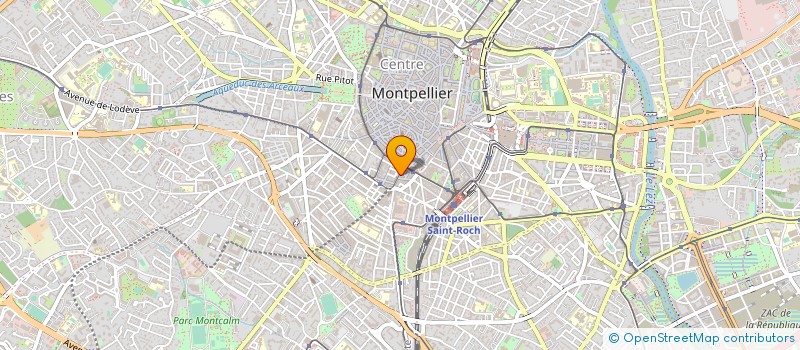 localisation de l'entreprise MADAME CHRISTINE MOITRE à MONTPELLIER