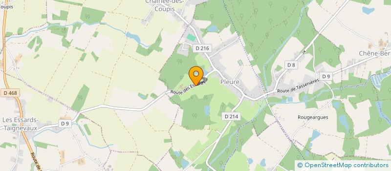 localisation de l'entreprise MADAME CHRISTINE MONAMY  PLEURE