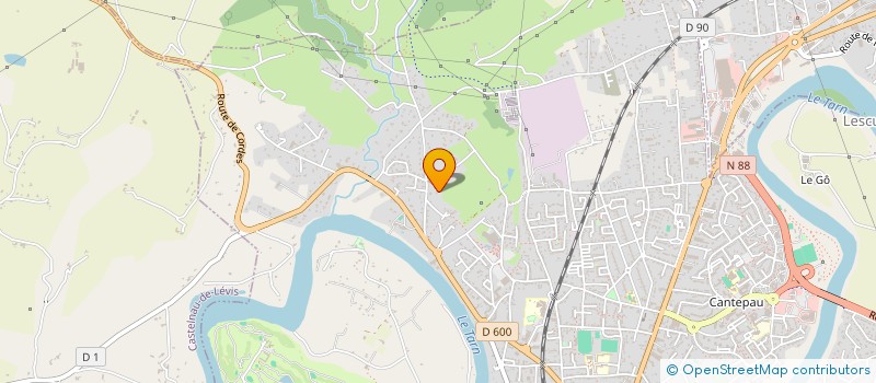 localisation de l'entreprise MADAME CHRISTINE MONCHY à ALBI