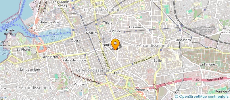 localisation de l'entreprise MADAME CHRISTINE MONTIXI à MARSEILLE