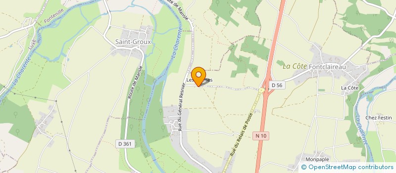 localisation de l'entreprise MADAME CHRISTINE MOREAU  MANSLE-LES-FONTAINES