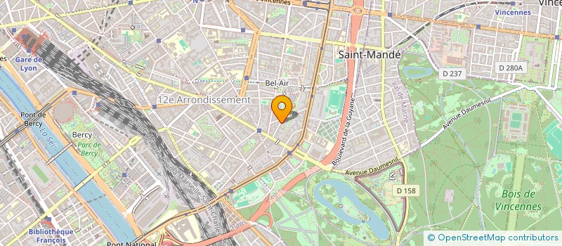 localisation de l'entreprise MADAME CHRISTINE MOREL  PARIS