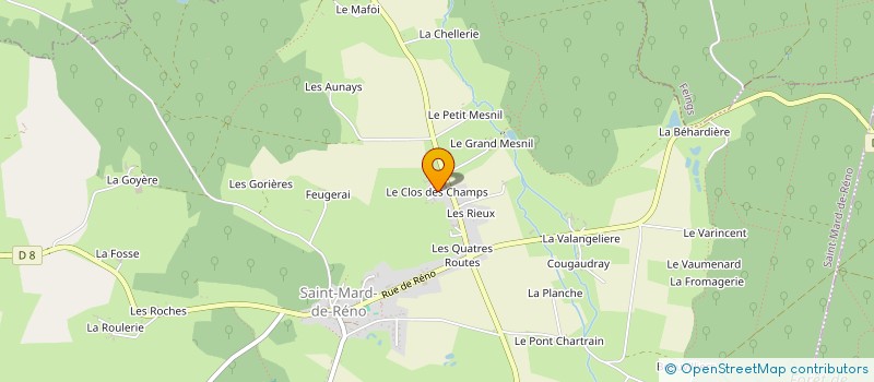 localisation de l'entreprise MADAME CHRISTINE MORIN à SAINT-MARD-DE-RENO