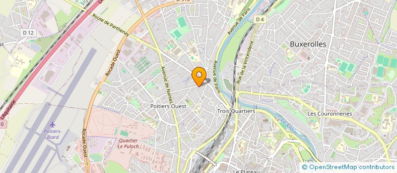 localisation de l'entreprise MADAME CHRISTINE MORNET  POITIERS