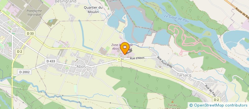 localisation de l'entreprise MADAME CHRISTINE MOTARD  TARSACQ