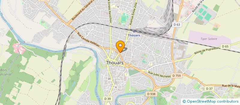 localisation de l'entreprise MADAME CHRISTINE MOTET  THOUARS