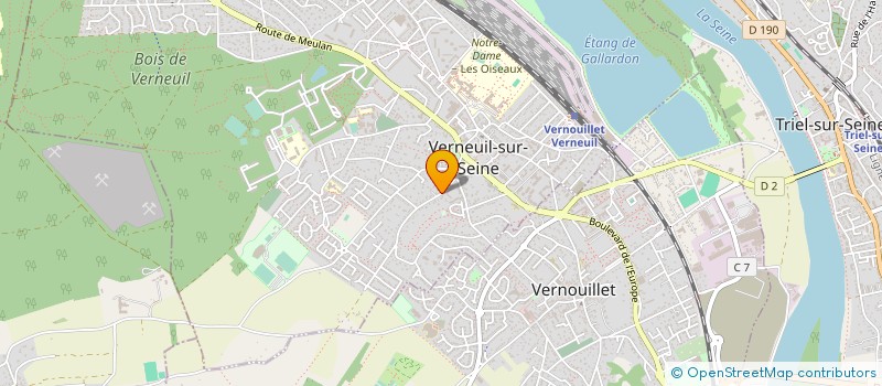 localisation de l'entreprise MADAME CHRISTINE MOTTET à VERNEUIL-SUR-SEINE