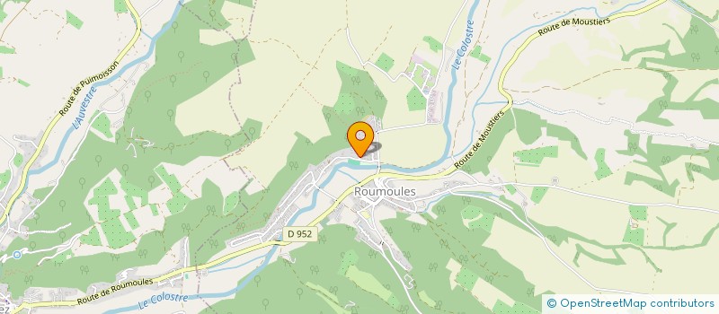 localisation de l'entreprise MADAME CHRISTINE MOUGENOT  ROUMOULES