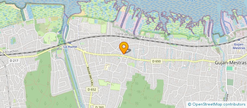 localisation de l'entreprise MADAME CHRISTINE MOULIN  GUJAN-MESTRAS