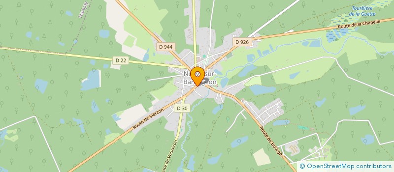 localisation de l'entreprise MADAME CHRISTINE MOULINET  NEUVY-SUR-BARANGEON