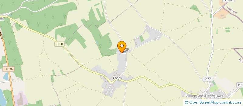 localisation de l'entreprise MADAME CHRISTINE MOULY  VILLIERS-EN-DESUVRE