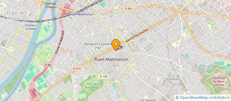 localisation de l'entreprise MADAME CHRISTINE MOURGUET à RUEIL-MALMAISON