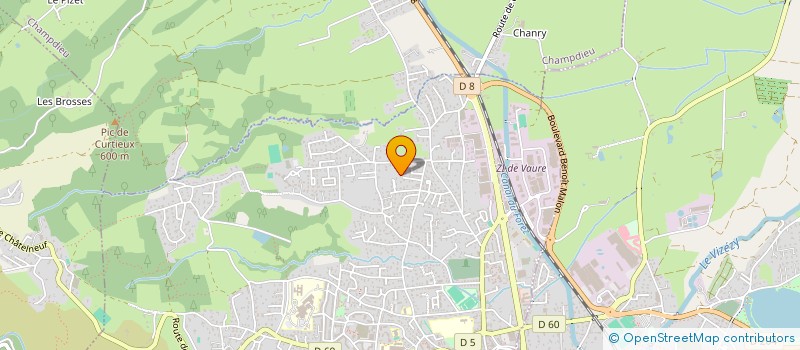 localisation de l'entreprise MADAME CHRISTINE MOUSSE  MONTBRISON