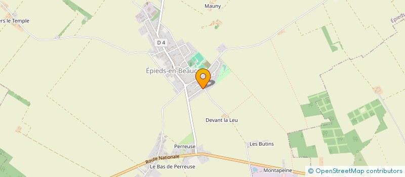 localisation de l'entreprise MADAME CHRISTINE MOUSSET à EPIEDS-EN-BEAUCE