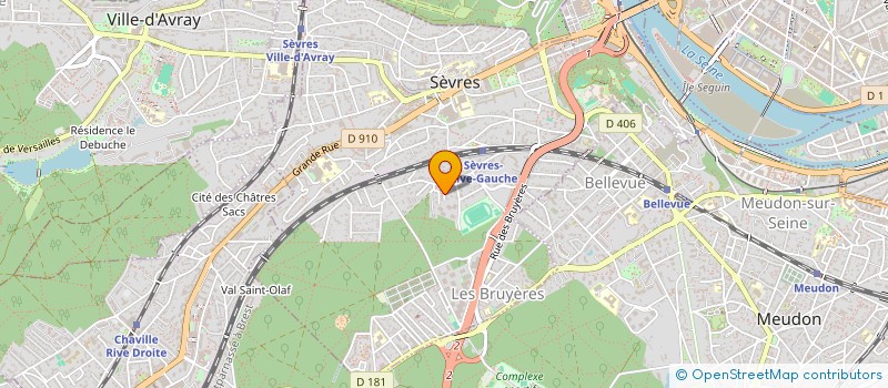 localisation de l'entreprise MADAME CHRISTINE MURARD à SEVRES