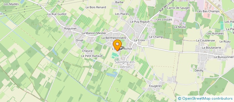 localisation de l'entreprise MADAME CHRISTINE MUREAU  SAVIGNY-EN-VERON