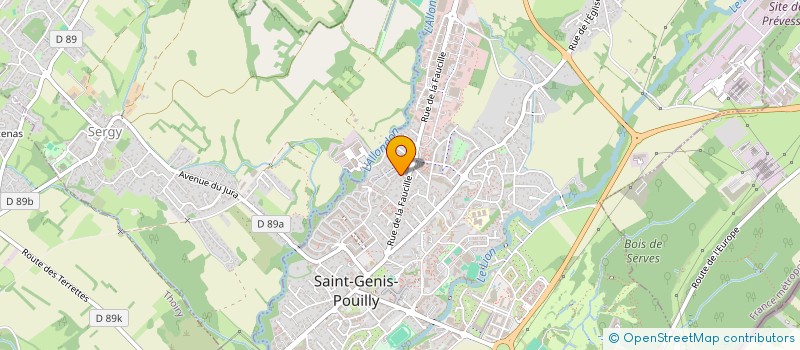 localisation de l'entreprise MADAME CHRISTINE NAGAO à SAINT-GENIS-POUILLY