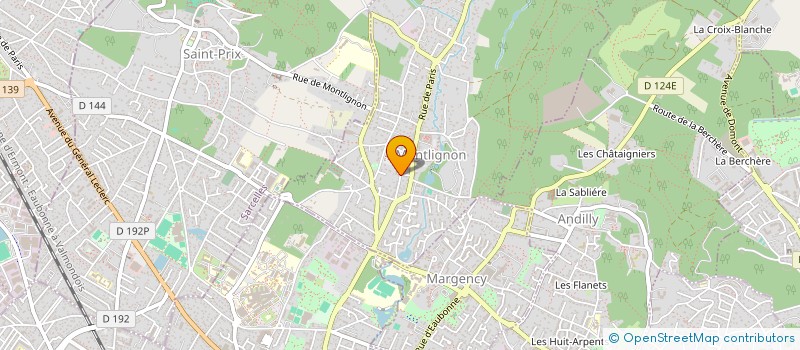 localisation de l'entreprise MADAME CHRISTINE NAGOT  MONTLIGNON