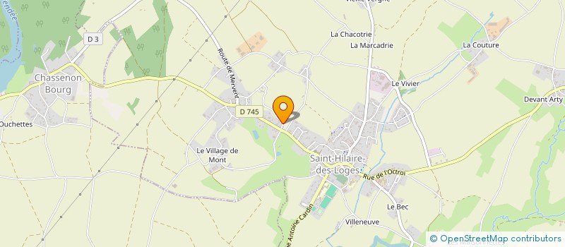 localisation de l'entreprise MADAME CHRISTINE NAROLLES  SAINT-HILAIRE-DES-LOGES