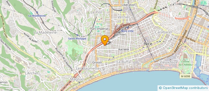 localisation de l'entreprise MADAME CHRISTINE NEUMANN à NICE