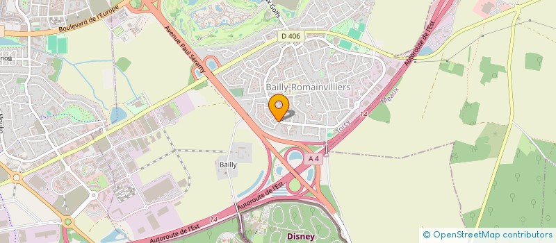 localisation de l'entreprise MADAME CHRISTINE NGO  BAILLY-ROMAINVILLIERS