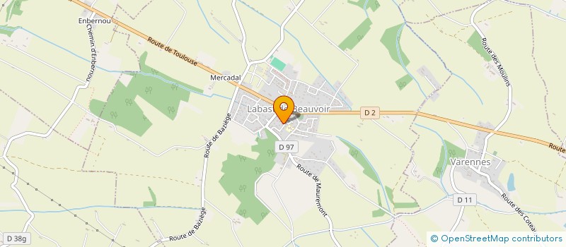 localisation de l'entreprise MADAME CHRISTINE NGUYEN  LABASTIDE-BEAUVOIR