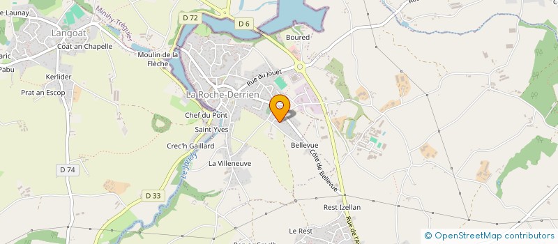 localisation de l'entreprise MADAME CHRISTINE NICOL  LA ROCHE-JAUDY