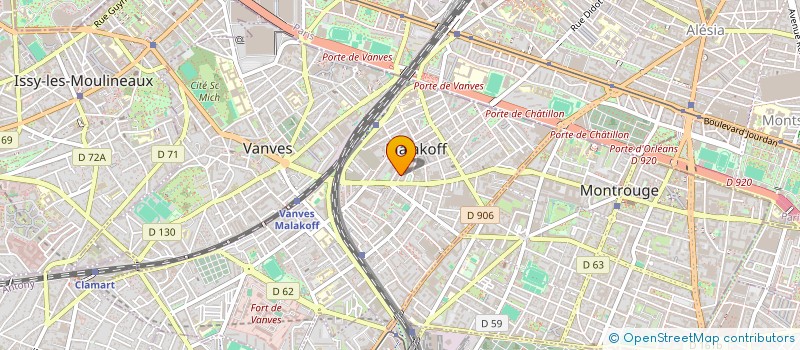 localisation de l'entreprise MADAME CHRISTINE NICOLAS  MALAKOFF