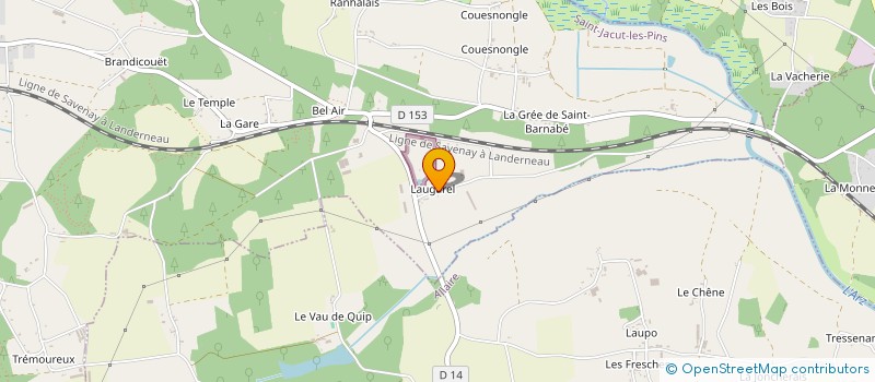 localisation de l'entreprise MADAME CHRISTINE NOEL à SAINT-JACUT-LES-PINS