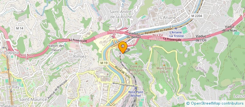 localisation de l'entreprise MADAME CHRISTINE NOIROT  NICE