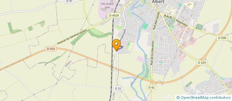 localisation de l'entreprise MADAME CHRISTINE NOLENT  ALBERT