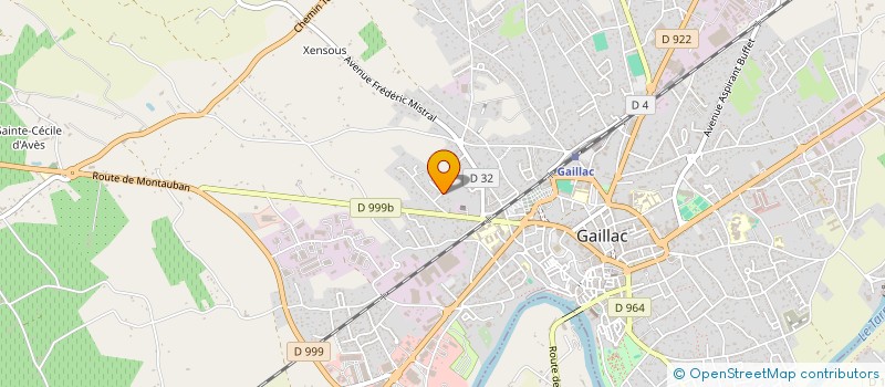 localisation de l'entreprise MADAME CHRISTINE NONORGUES  GAILLAC