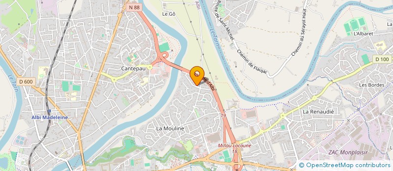 localisation de l'entreprise MADAME CHRISTINE NOUVIALE à ALBI