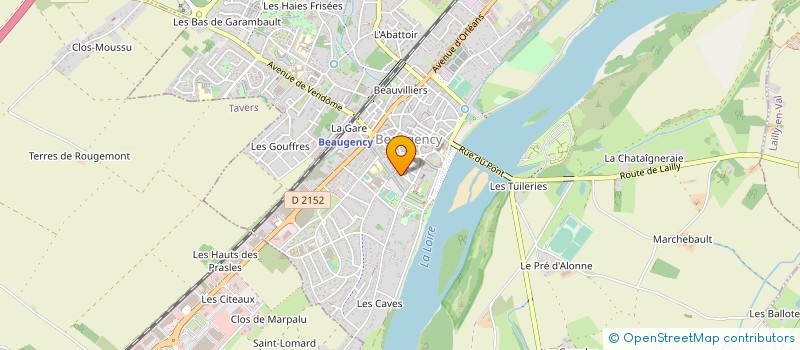 localisation de l'entreprise MADAME CHRISTINE OLIVARES à BEAUGENCY