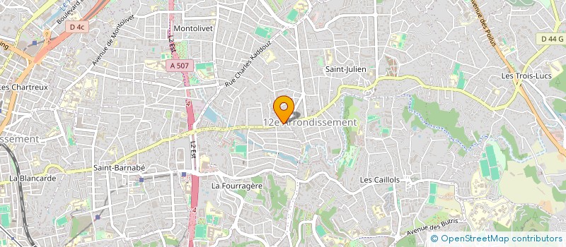 localisation de l'entreprise MADAME CHRISTINE OLIVIN à MARSEILLE