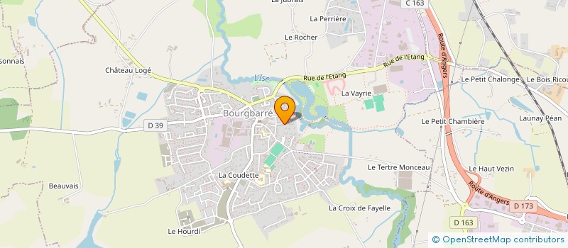 localisation de l'entreprise MADAME CHRISTINE OLIVO  BOURGBARRE