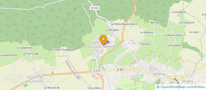 localisation de l'entreprise MADAME CHRISTINE OLLIER à SAINT-MARTIN-DU-VIEUX-BELLEME