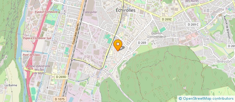 localisation de l'entreprise MADAME CHRISTINE OMAR à ECHIROLLES