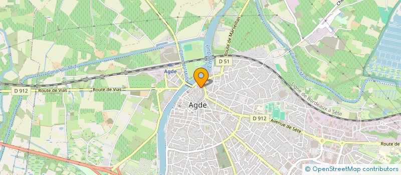 localisation de l'entreprise MADAME CHRISTINE ORVIS  AGDE