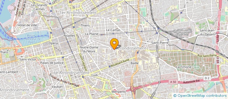 localisation de l'entreprise MADAME CHRISTINE OUZOUNIAN à MARSEILLE