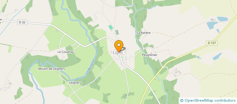 localisation de l'entreprise MADAME CHRISTINE PAGE  LIGLET