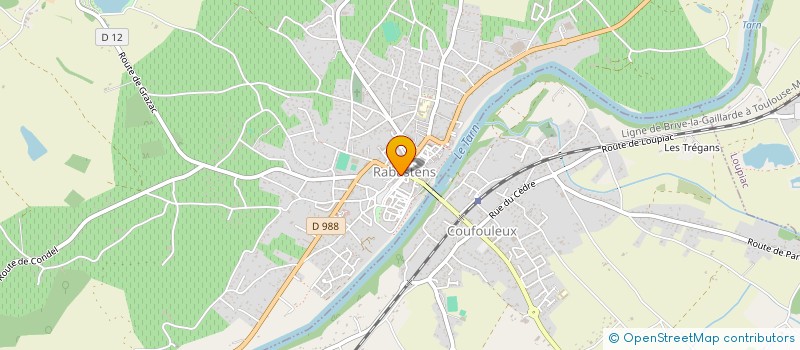 localisation de l'entreprise MADAME CHRISTINE PAGES  RABASTENS