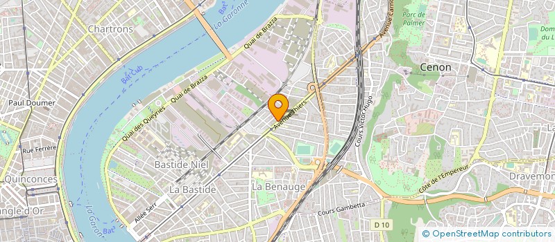 localisation de l'entreprise MADAME CHRISTINE PAILLE à BORDEAUX