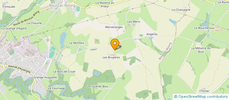 localisation de l'entreprise MADAME CHRISTINE PAIRE à BOUSSAC-BOURG