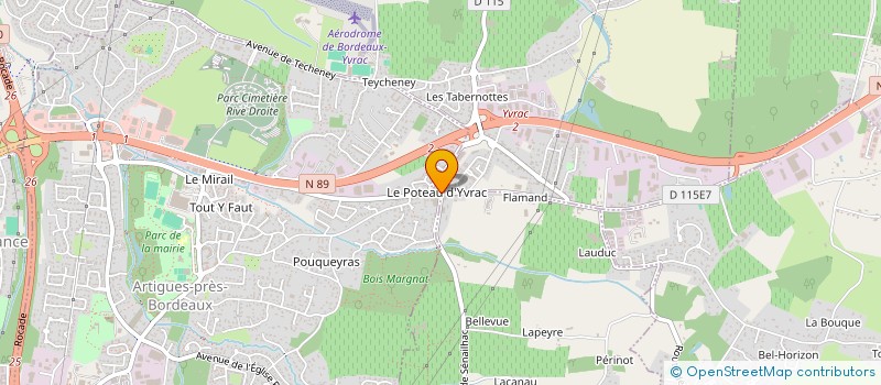 localisation de l'entreprise MADAME CHRISTINE PALLAS  LUGAIGNAC