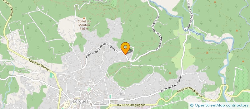 localisation de l'entreprise MADAME CHRISTINE PAMPURI  LORGUES